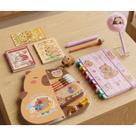 Kit Papelaria Capivara Kawaii Completo 20 Itens: Caderno Disco e Acessórios Escolares Fofos