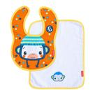 Kit papinha 2 peças babador com toalhinha macaquinho