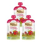 Kit Papinha Organica Natuzinho Framboesa Maça Bebe 3 unid