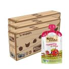 Kit Papinha Organica Natuzinho Framboesa Maça Bebe 36 unid