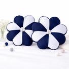 Kit Par 2 Almofadas Decorativas Flor 40x40cm Redonda com Zíper Almofada Fofa para Sofá, Cama ,Quarto