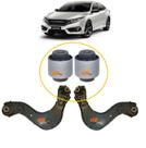 Kit Par 2 Bucha Braço Curvo Traseiro Honda Civic G10 2017 2018 2019 2020 2021 Kit Par 2 Bucha Braço Curvo Traseiro Honda Civic G10 2017 2018 2019 2020 2021