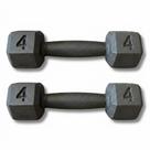 KIT PAR 2 HALTERES SEXTAVADOS 4KG PARA MUSCULAÇÃO, ACADEMIA, FITNESS, Exercício Funcional, TREINO DE FORÇA, EXERCÍCIOS E CONDICIONAMENTO FÍSICO RESISTENTE