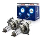 Kit Par 2x Lâmpada Automotiva H4 12V 100/90w ( P43t ) Rallye Halógena Farol Original Bosch