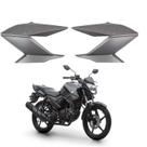 Kit Par Aba Tanque Guia de Ar Fosco Ys Fazer 150 Cinza 2018 Todos Modelos