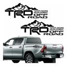 Kit Par Adesivo Lateral Trd Off Road Toyota Hylux Preto