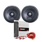 Kit par alto falante hard power woofer hp 320mb 6 pol + módulo taramps Kit par alto falante hard power woofer hp 320mb 6 pol + módulo taramps