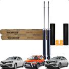 Kit Par Amortecedor Coifa Batente Traseiro Original Etios