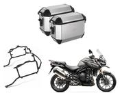 Kit Par Bau Givi Alaska+Suporte Givi Plr6403 P Tiger 1200