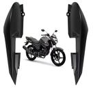 Kit Par Carenagem Rabeta Traseira Lateral Preto Fosco Fazer 150 2022
