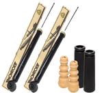 Kit Par de Amortecedores Traseiros MONROE + 2 Batentes Fox 10 a 21 Polo 07 a 15 SPACEFOX 11 a 19