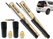 Kit Par de Amortecedores Traseiros MONROE + Kit Batentes COFAP Mobi Easy Like 2016 a 2022