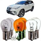 Kit par de lâmpadas traseira para lanterna e freio seta ré universal compatível com diversos carros