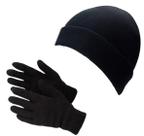Kit Par De Luva Com Touca De Frio Poliéster Inverno Conjunto Kit Par De Luva Com Touca De Frio Poliéster Inverno Conjunto