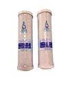 Kit - par de refil carbon bloc alcalino 9.3/4 - 1 pp - 1 carvao