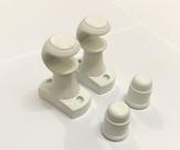Kit Par de Suporte Para Varão de Cortina 19mm Cores