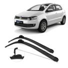 Kit Par Dianteiro Palheta Limpador de Parabrisa Vw Fox 2003 2004 2005 2006 2007 2008 2009 2010 2011 2012