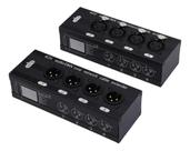 Kit - Par Extensor Xlr Macho Femea Dmx - 4 Canais Rj45 Kit - Par Extensor Xlr Macho Femea Dmx - 4 Canais Rj45