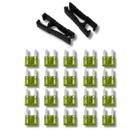Kit Par Extrator de Fusível Automotivo + 20 Fusíveis Mini 30A
