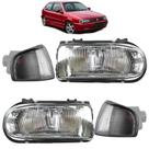 KIT PAR Farol e Lanterna Fumê VW Gol Bola G2 95 96 97 98 99