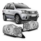 Kit Par Farol Ecosport Foco Simples Máscara Cromada Cromado 2008 2009 2010 2011 2012 Kit Par Farol Ecosport Foco Simples Máscara Cromada Cromado 2008 2009 2010 2011 2012