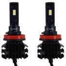 Kit Par Lâmpada Super Ultra Led Plus Automotiva H8 H9 H11 12000 Lumens 6500K Cinoy YN-LSLH11P