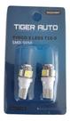 Kit Par Lâmpadas Led Pingo 5 Leds T10 Pingão 6000k 12v