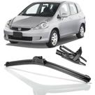 Kit Par Palheta Limpador de Parabrisa Honda Fit 2003 2004 2005 2006 2007 2008