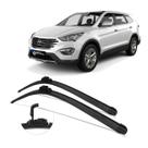 Kit Par Palheta Limpador de Parabrisa Hyundai Santa Fé 2008 2009 2010 2011 2012 2013