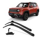 Kit Par Palheta Limpador de Parabrisa Jeep Renegade 2016 a 2020
