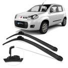 Kit Par Palheta Limpador de Parabrisa Novo Uno 2009 2010 2011 2012 2013 2014