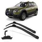 Kit Par Palheta Limpador de Parabrisa Renault Duster 2011 2012 2013 2014 até 2018