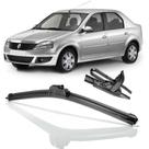 Kit Par Palheta Limpador de Parabrisa Renault Logan 2008 2009 2010 2011 2012