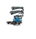 Kit Par Palhetas Automotiva Limpadores Para-brisa Caminhão Iveco Tector 24-300 Após 2011