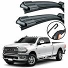 Kit Par Palhetas Automotiva Limpadores Para-brisa Dodge Ram 2500 2019/2025 Linha Premium