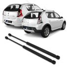 Kit Par Pistão Amortecedor Tampa Traseira Porta Malas Sandero Stepway 2007 2008 2009 2010 2011 2012 2013