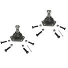 Kit Par Pivo Suspensao Inferior - Blazer 1996 A 2011 / S10 1995 A 2011 - Pvi1025 / Kit01653