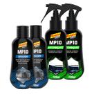 Kit Par Spray Antiembaçante + 2 Cristalizador Líquido 100ml Automotivo Para Vidros Carros Caminhões