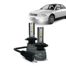 Kit Par Super Led Mini Rayx A4 1999 Farol Alto Baixo Milha