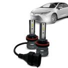 Kit Par Super Led Mini Rayx Corolla 2018 Á 2022 Alto Baixo Milha