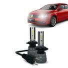 Kit Par Super Led Mini Rayx Jetta 11 À 22 Farol Alto Baixo Milha