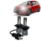 Kit Par Super Led Mini Rayx Punto 08 À 12 Farol Alto Baixo Milha