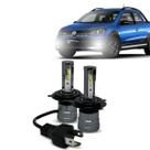 Kit Par Super Led Mini Rayx Saveiro G7 17 À 22 Alto Baixo Milha