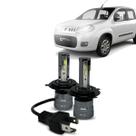 Kit Par Super Led Mini Rayx Uno 11 À 14 Farol Alto Baixo e Milha