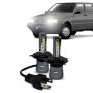 Kit Par Super Led Mini Rayx Uno 85 À 90 Farol Alto Baixo e Milha