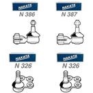 Kit Par Terminal De Direcao Esquerdo Direito Pivo Inferior - Vectra 1993 A 1996 - N387 / N386 / N326 / Kit01707
