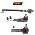 Kit par terminal direcao + pivo + articulacao axial direito - kangoo 1998 a 2003 - kit00601