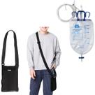 Kit Para Acamados Coletor Urina + Bolsa Suporte Mala Para Segurar Guardar