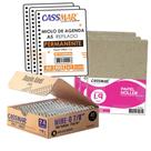 Kit Para Agenda Permanente Miolo + Papel Holler 1.9mm 20 Un