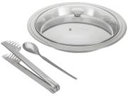 Kit para Arroz e Massa em Inox 3 Peças